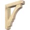 Ekena Millwork Balboa Craftsman Rough Sawn Bracket w/ Offset Brace, Douglas Fir, 6"W x 28"D x 32"H BKT0604X28X32BOA04RDF - alternate 1